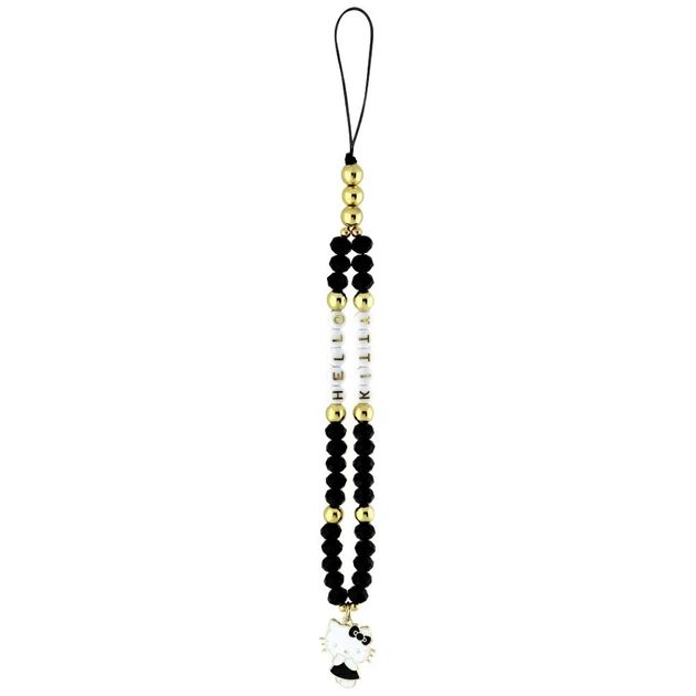Подвеска на телефон Hello Kitty Pearls and Beads Kitty Charm Black (HKSTBEHK) - Фото 1 Подвеска на телефон Hello Kitty Pearls and Beads Kitty Charm Black (HKSTBEHK) - изображение 1