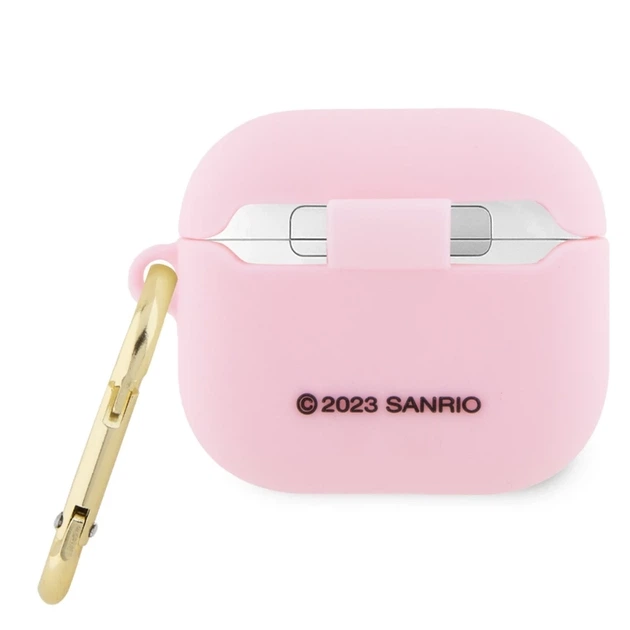 Чехол для наушников Hello Kitty Silicone 3D Kitty Head для AirPods 3 Pink (Hel000068-0) - изображение 2