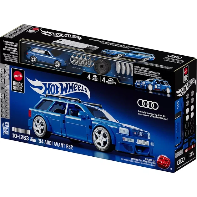 Машинка-конструктор Hot Wheels Brick Shop Speed Audi (JGR28) - изображение 10