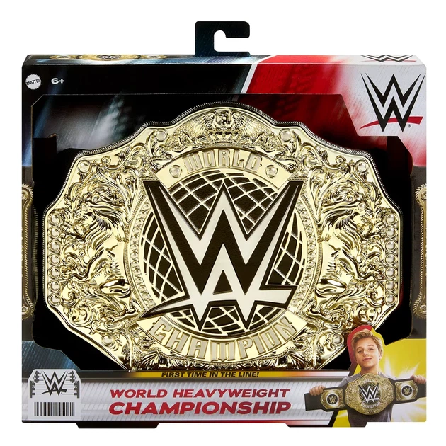 Золотой чемпионский пояс WWE World Heavyweight Championship (HYF18) - Фото 1 Золотой чемпионский пояс WWE World Heavyweight Championship (HYF18) - изображение 1