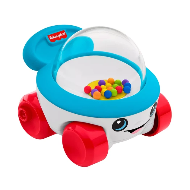 Каталка‑машинка Fisher Price Попкорн (JKD57) - Фото 2 Каталка‑машинка Fisher Price Попкорн (JKD57) - изображение 2