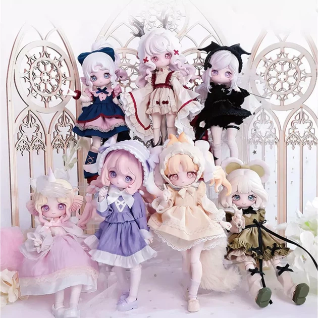 Кукла-сюрприз Pop Top BJD Lucky Emma Happy Engine Истории эльфийки