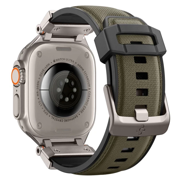 Remień Spigen DuraPro Armor do Apple Watch 49 46 45 44 42 mm 10 series Military Green (8809971239332) - Zdjęcie 5 Remień Spigen DuraPro Armor do Apple Watch 49 46 45 44 42 mm 10 series Military Green (8809971239332) - obraz 5