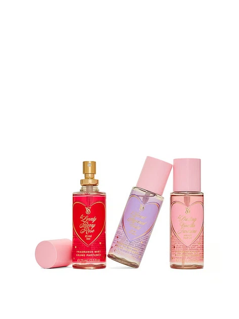 Набір Victoria's Secret Be Mine Mini Fragrance Mist Gift Set (25166195) - Фото 3 Набір Victoria's Secret Be Mine Mini Fragrance Mist Gift Set (25166195) - изображение 3