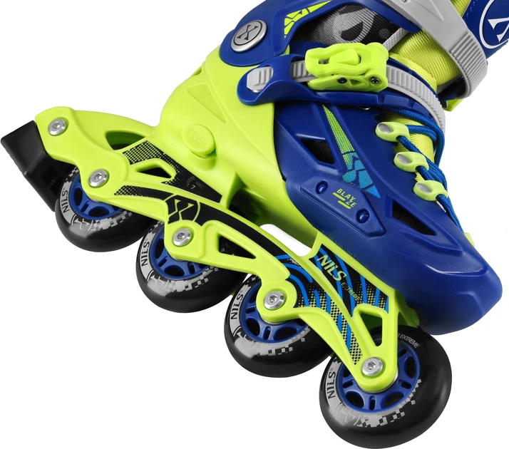 Łyżworolki Nils Extreme Blaze NA1055 L 39-42 Granatowe (5905504101374) - obraz 6
