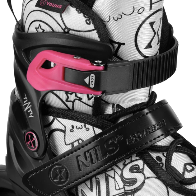 Ролики Nils Extreme Хокейна підошва Tinty NH10907 M 35-38 Рожеві (5905504101213) - зображення 5