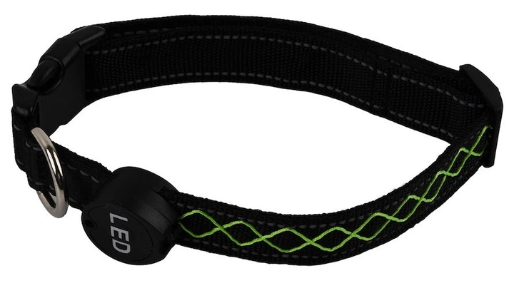 Obroża dla psa Have a Pet Party LED M Czarna (5905546346788) - obraz 3