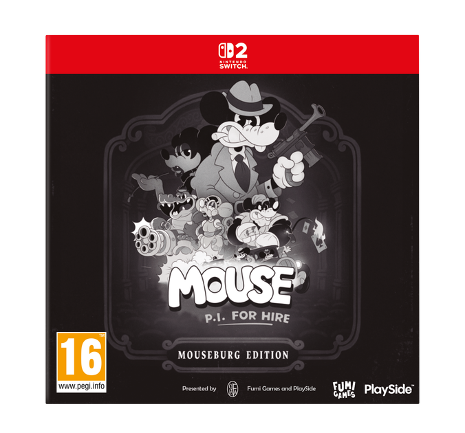 Gra Nintendo Switch 2 Mouse P.I. for Hire - Mouseburg Edition (Kartridż) (5056635621238) - Zdjęcie 1 Gra Nintendo Switch 2 Mouse P.I. for Hire - Mouseburg Edition (Kartridż) (5056635621238) - obraz 1