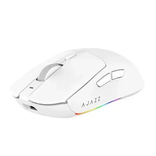 Ігрова безповідна мишка Ajazz AJ139 V2 MC White + Док-станція, сеснсор PAW3311, (2,4\Bluetooth\USB), 12000 DPI 1000 Ггц опитування - Фото 6 Ігрова безповідна мишка Ajazz AJ139 V2 MC White + Док-станція, сеснсор PAW3311, (2,4\Bluetooth\USB), 12000 DPI 1000 Ггц опитування - зображення 6
