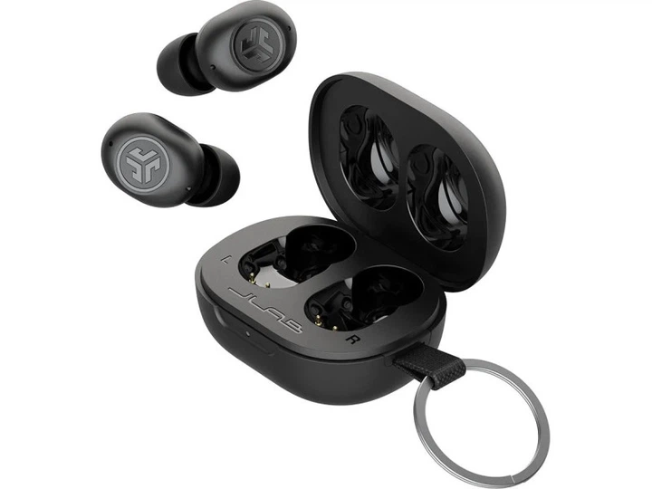 Навушники TWS JLAB JBuds Mini Black (IEUEBJBMINIRBLK124) - Фото 2 Навушники TWS JLAB JBuds Mini Black (IEUEBJBMINIRBLK124) - зображення 2