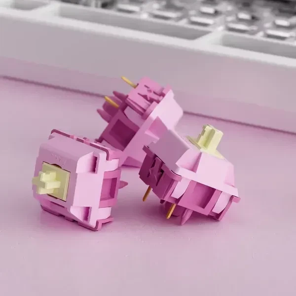 Набор механических переключателей Akko V3 Creamy Purple Pro 45 шт набор из 45 шт. кромовых тактильных свечей для механических клав - изображение 7