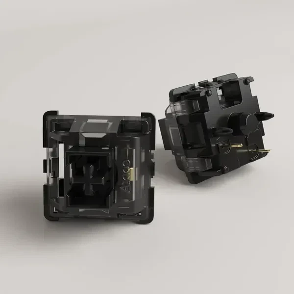 Набор механических переключателей Akko V3 Creamy Black Pro 45 шт набор из 45 шт кроемовых линейных свечей для механических клавиат - изображение 6