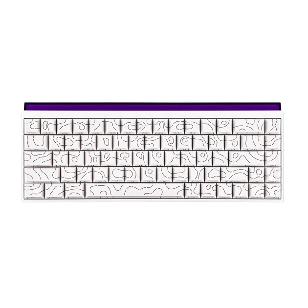 Механическая клавиатура Ajazz NK68 White Contours с Red Switch, RGB подсветкой, HOT-SWAP, 65% - изображение 3