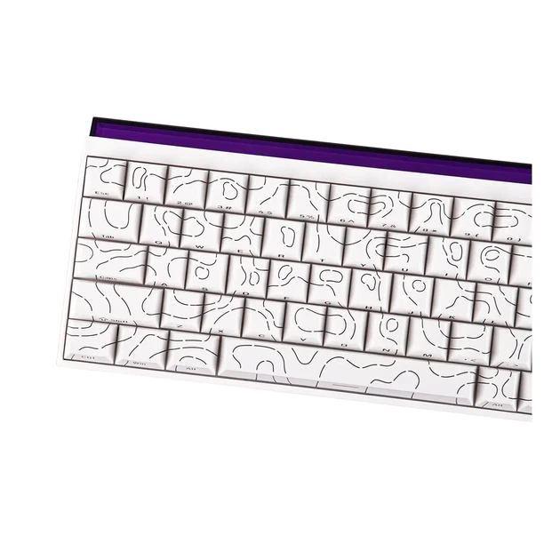 Механическая клавиатура Ajazz NK68 White Contours с Red Switch, RGB подсветкой, HOT-SWAP, 65% - изображение 8