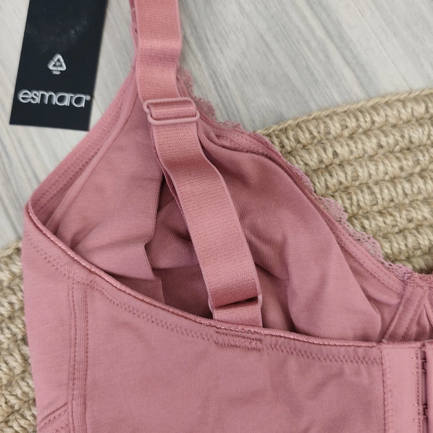 Бюстгальтер для кормления Esmara хлопковый удобный Розовый 85С - изображение 8