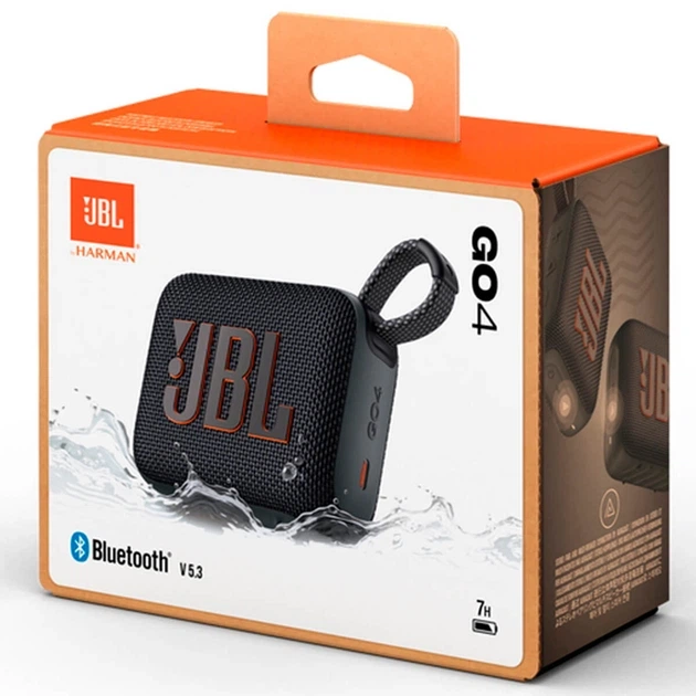 Портативна акустика JBL GO 4 Black (JBLGO4BLK) - изображение 2