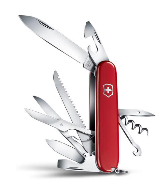 Szwajcarski scyzoryk Victorinox Huntsman V-1 37 V1 37 1.3713.94 Czerwony (7611160104267) - obraz 2