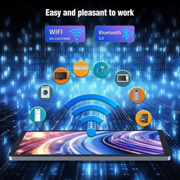 Планшет 10.1" Ekonavi UPad2 (4+8)/128ГБ 4G 2 SIM 8 ядер Android 14 7000mAh Сірий Б/В - зображення 4