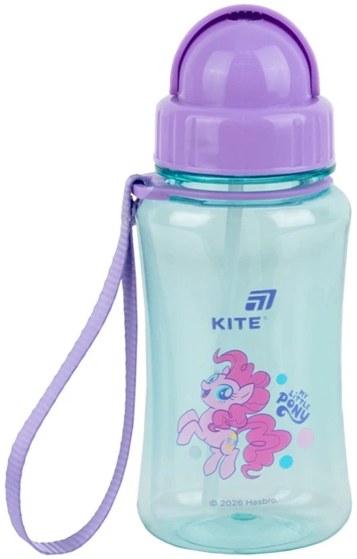 Пляшечка для води Kite My Little Pony 350 мл Бірюзова-фіолетова (LP26-399) - Фото 1 Пляшечка для води Kite My Little Pony 350 мл Бірюзова-фіолетова (LP26-399) - зображення 1
