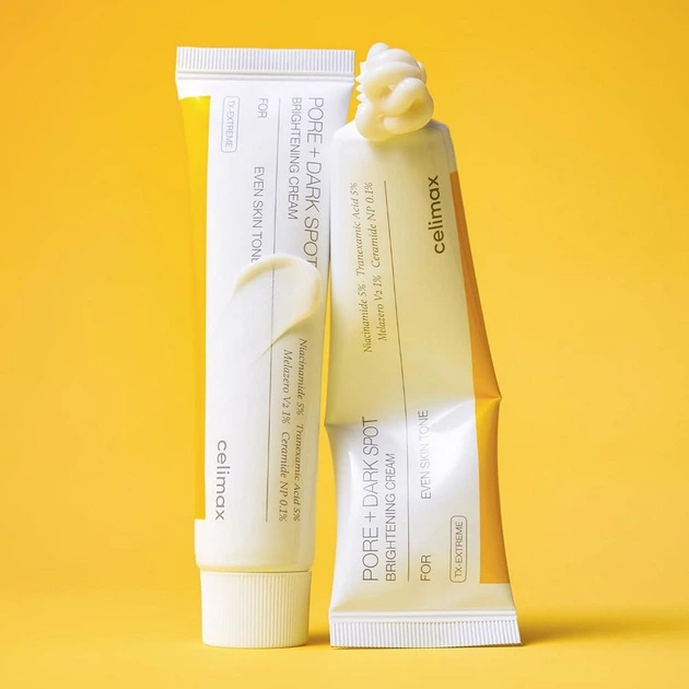 Крем Celimax Pore+Dark Spot Brightening Cream против пигментации с ниацинамидом и церамидами 35 мл - изображение 2