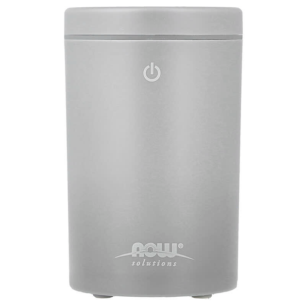 Переносний ультразвуковий USB-дифузор NOW Foods "Portable USB Ultrasonic Oil Diffuser" для ефірних олій, сірий (60 мл) - зображення 3