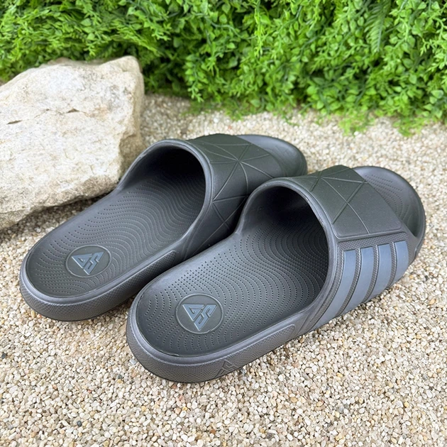 Чоловічі шльопанці пінові VS-001045-2 розмір 44 (28,5 см) Сірі - Фото 3 Чоловічі шльопанці пінові VS-001045-2 розмір 44 (28,5 см) Сірі - зображення 3