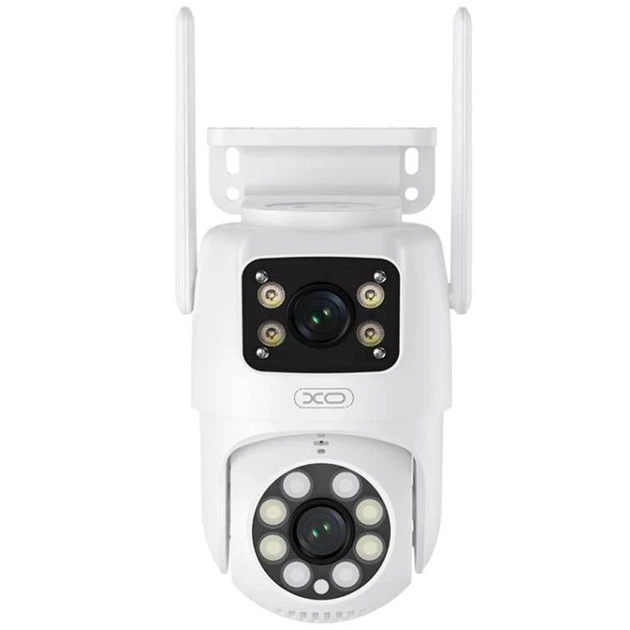 XO CR06 Star 400W Pixel двоекранна WiFi + Bluetooth камера відеонагляду з нічним баченням, датчиком руху, двостороннім аудіо та підключенням через CareCam PRO - изображение 2