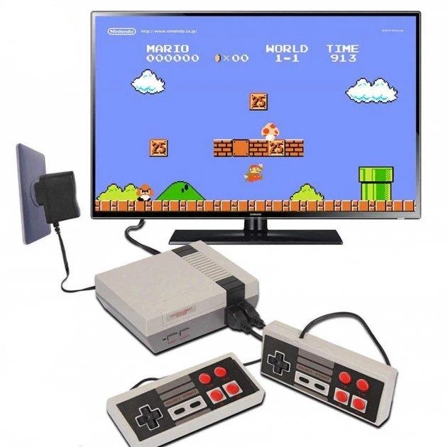 Ігрова приставка GAME NES 7724 Retro 620 ігор з 2 джойстиками, 8 біт консоль підключення RCA, ретро приставка для телевізора Nintendo стиль для дітей і дорослих - Фото 2 Ігрова приставка GAME NES 7724 Retro 620 ігор з 2 джойстиками, 8 біт консоль підключення RCA, ретро приставка для телевізора Nintendo стиль для дітей і дорослих - изображение 2