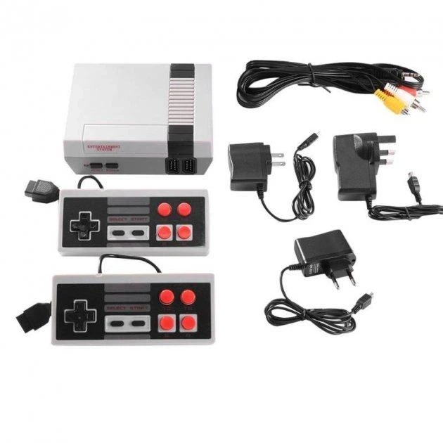 Ігрова приставка GAME NES 7724 Retro 620 ігор з 2 джойстиками, 8 біт консоль підключення RCA, ретро приставка для телевізора Nintendo стиль для дітей і дорослих - Фото 5 Ігрова приставка GAME NES 7724 Retro 620 ігор з 2 джойстиками, 8 біт консоль підключення RCA, ретро приставка для телевізора Nintendo стиль для дітей і дорослих - изображение 5