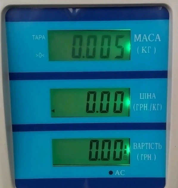 Торгові електронні ваги Domotec MS-308 до 50 кг з аккумулятором, підвійним дисплеєм та підсвіткою, ваги для магазину та ринку. - изображение 3