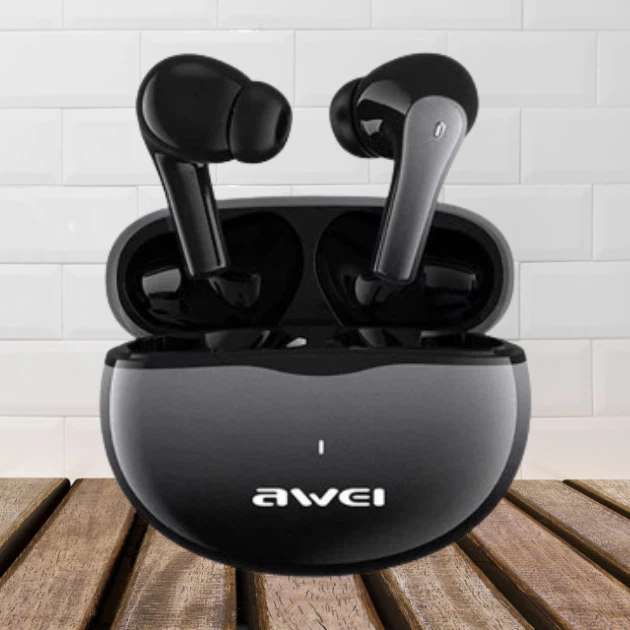Бездротові навушники AWEI T62 TWS, Bluetooth 5.3, CVC 6.0, IPX5, до 6 років роботи, зарядний кейс 300 мА·рік - Фото 3 Бездротові навушники AWEI T62 TWS, Bluetooth 5.3, CVC 6.0, IPX5, до 6 років роботи, зарядний кейс 300 мА·рік - изображение 3