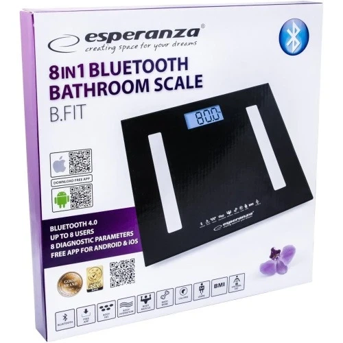 Весы напольные Esperanza "B.FIT", Black (EBS016K) - Фото 5 Весы напольные Esperanza "B.FIT", Black (EBS016K) - изображение 5