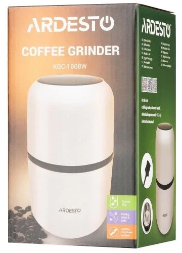 Кофемолка Ardesto KGC-1508W - Фото 10 Кофемолка Ardesto KGC-1508W - изображение 10