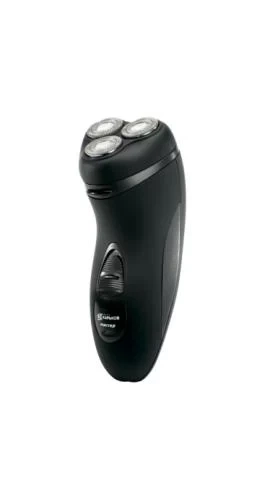 Електробритва Новий Харків НХ-8521 Мастер Black, 6W, роторна, сухе гоління, 3 плаваючі голівки для гоління, подвійні плаваючі леза, живлення від мережі, триммер для скронь, індикатор включення - изображение 2