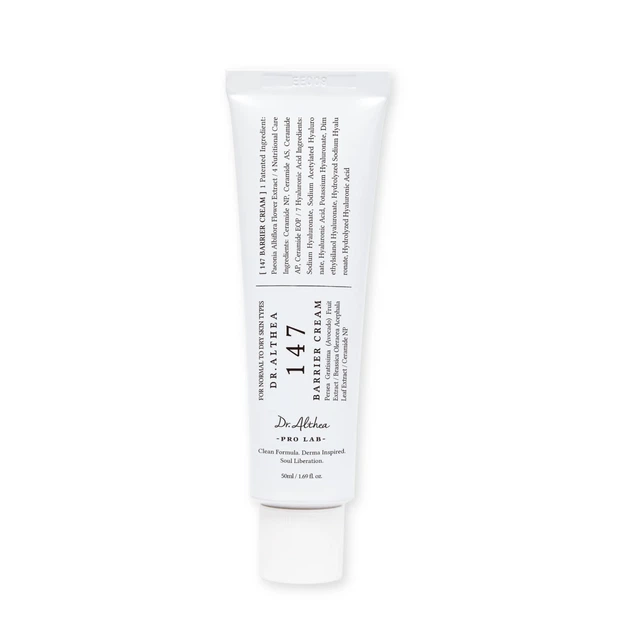 Заспокійливий бар'єрний крем для обличчя Dr. Althea 147 Barrier Cream з церамідами 50 мл - Фото 1 Заспокійливий бар'єрний крем для обличчя Dr. Althea 147 Barrier Cream з церамідами 50 мл - изображение 1
