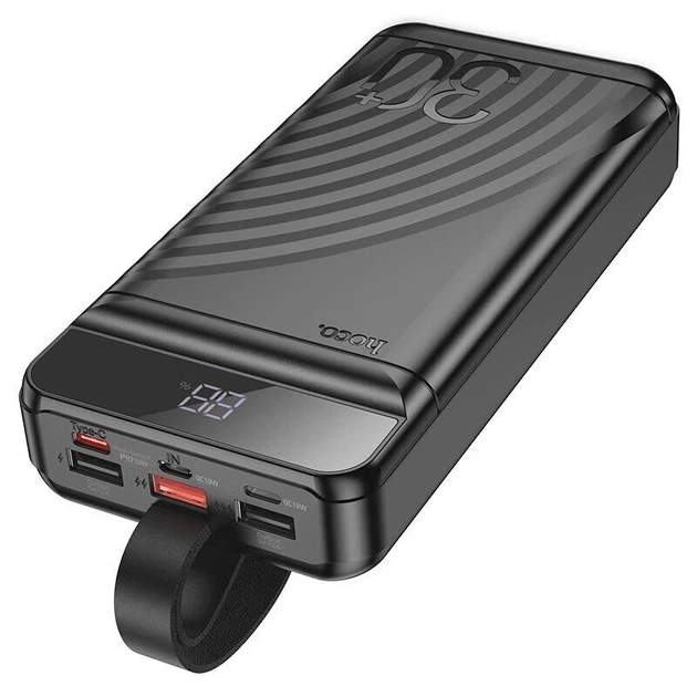 Повербанк HOCO J123B Element PD20W+22.5W 30000 mAh black - зображення 3