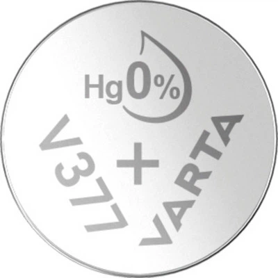 Батарейка Varta V 377 WATCH (00377101401) - Фото 2 Батарейка Varta V 377 WATCH (00377101401) - зображення 2