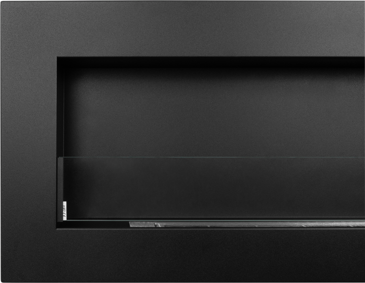 Біокамін BIOkominkiGMT 900х400 BOX чорний матовий (зі склом) - Фото 9 Біокамін BIOkominkiGMT 900х400 BOX чорний матовий (зі склом) - изображение 9