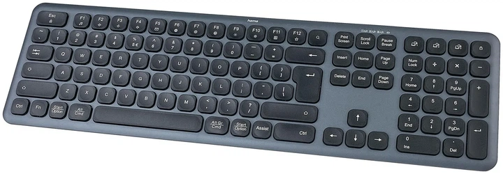 Клавіатура бездротова Hama Multi-Device WK-550 Wireless/Bluetooth Black (U8173063) - зображення 2