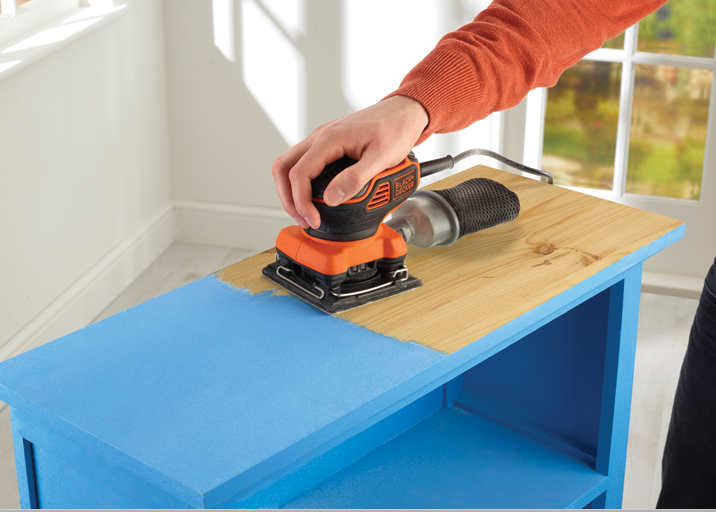 Вібраційна шліфмашина Black+Decker KA450 - зображення 2