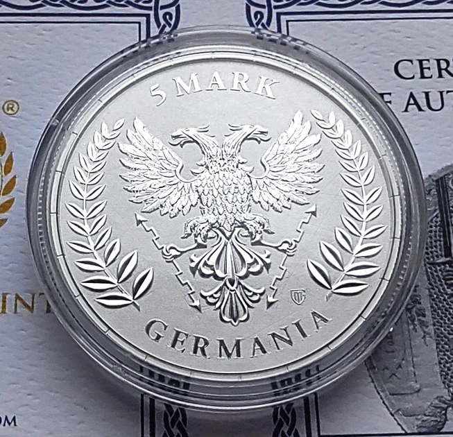 Срібна монета GERMANIA 2026 від Germania Mint - Фото 2 Срібна монета GERMANIA 2026 від Germania Mint - зображення 2