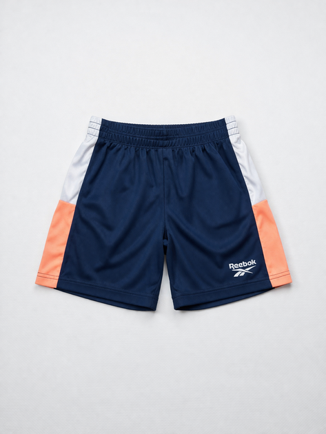 Спортивные шорти с перфорацией Reebok для мальчика Темно-синий 11-12 лет (152 см) (127805 d-blue) - Фото 1 Спортивные шорти с перфорацией Reebok для мальчика Темно-синий 11-12 лет (152 см) (127805 d-blue) - изображение 1