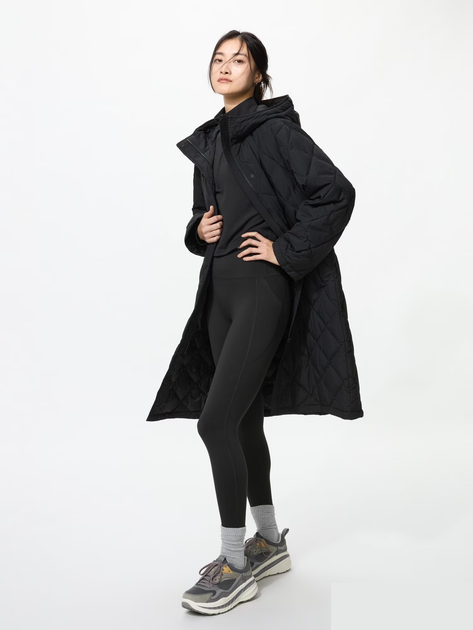 Пальто Uniqlo розмір XL чорне (479209) - Фото 1 Пальто Uniqlo розмір XL чорне (479209) - изображение 1