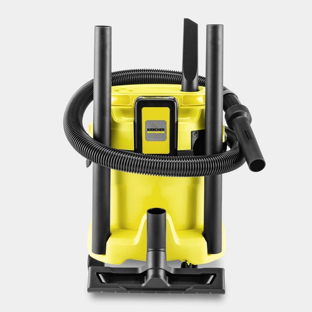 Пилосос професійний акумуляторний Karcher WD 2-18, 18В, контейнер 12л, без АКБ и ЗП (00113493) - Фото 3 Пилосос професійний акумуляторний Karcher WD 2-18, 18В, контейнер 12л, без АКБ и ЗП (00113493) - изображение 3