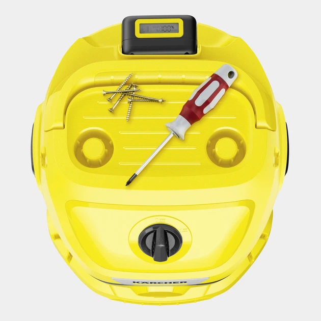 Пилосос професійний акумуляторний Karcher WD 2-18, 18В, контейнер 12л, без АКБ и ЗП (00113493) - Фото 4 Пилосос професійний акумуляторний Karcher WD 2-18, 18В, контейнер 12л, без АКБ и ЗП (00113493) - изображение 4