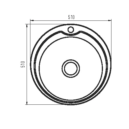 Мийка кухонна Zerix Z510-06-180MD (micro decor) (ZS0560) (00149597) - зображення 2