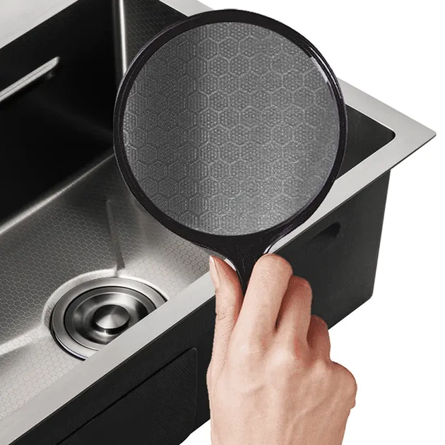 Мийка MIXXUS MH6050 DECOR GRAPHITE (MH6050 DECOR NANO-BLACK) (3.0/0.8) з нерж. сталі (колір графіт) (00149296) - изображение 2
