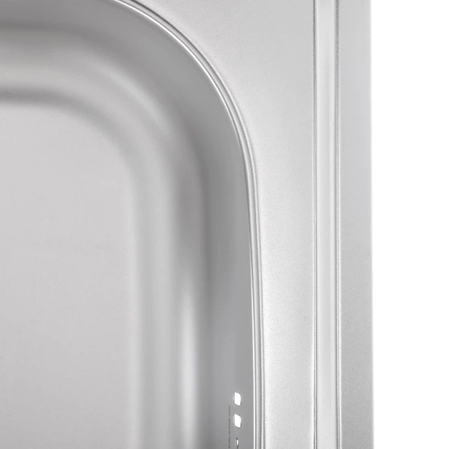 Кухонна мийка накладна Zerix Z5050-04-160E (Satin) (ZX1608) (00149558) - зображення 2