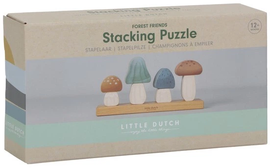 Układanka Little Dutch Forest Friends FSC Grzybki (LD7230) (8713291772304) - Zdjęcie 1 Układanka Little Dutch Forest Friends FSC Grzybki (LD7230) (8713291772304) - obraz 1