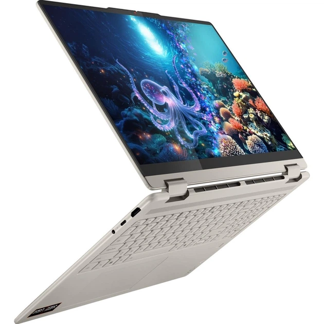 Ноутбук Lenovo Yoga 7 2-in-1 16AKP10 16" IPS 1920x1200 60 Гц / AMD Ryzen AI 5 340 / AMD Radeon 840M / RAM 16 ГБ / LPDDR5X / 512 ГБ / Windows 11 Home / 1,8 кг (83JU0001US) - зображення 4